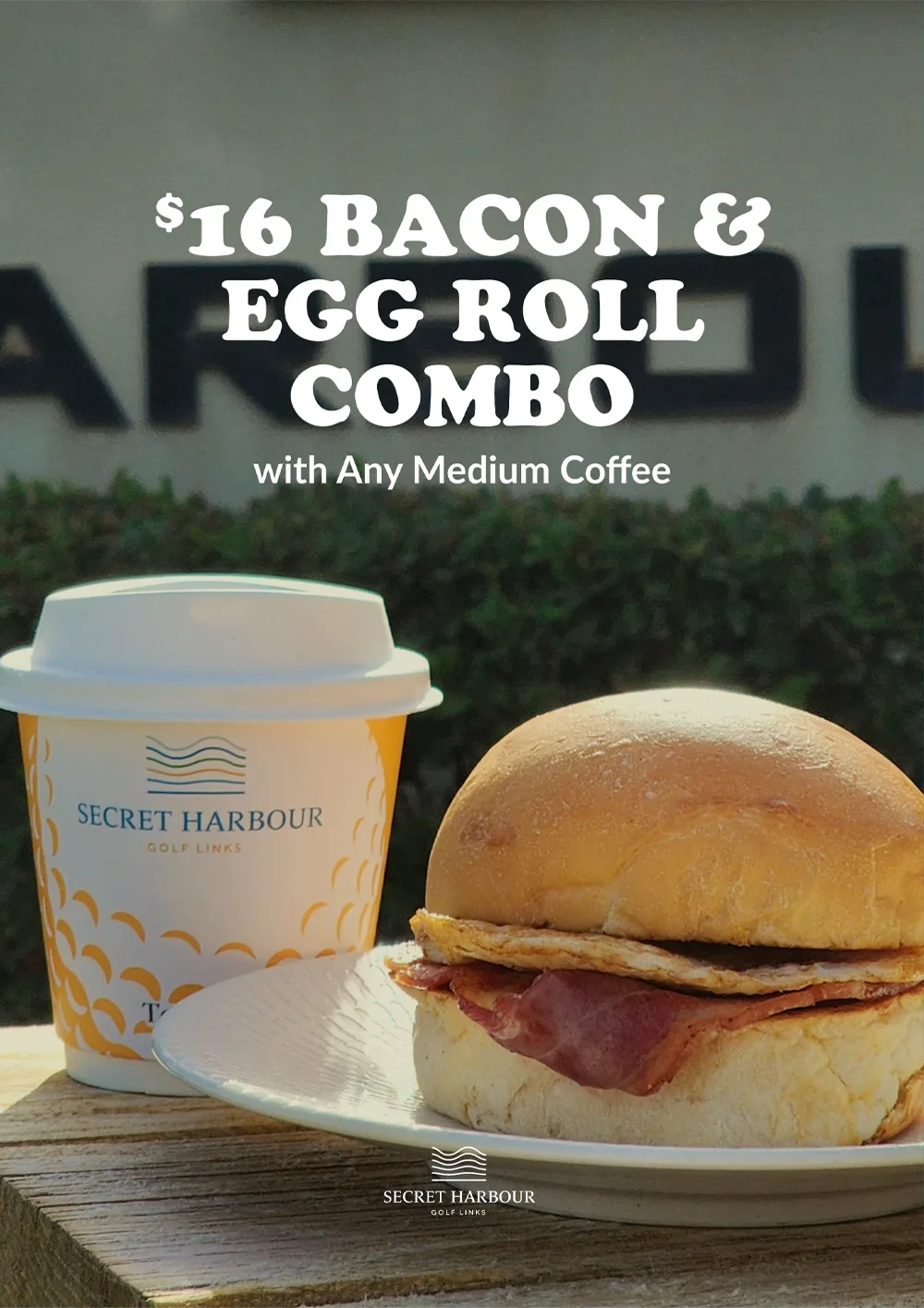 Bacon & Egg Roll Combo